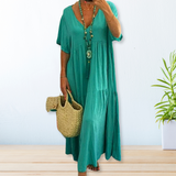 Maelis | Baumwoll-Leinen Kleid