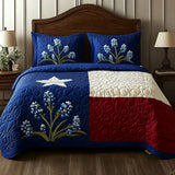 Gepolstertes Bettwäsche-Set 3-teilig - Stolz von Texas