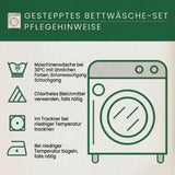 Gepolstertes Bettwäsche-Set 3 Teile - Sonnenuntergang über den Kakteen