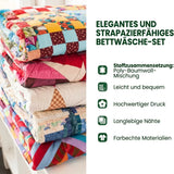 Bettwäsche-Set mit Steppdecke 3 Teile - Gemütliche Hütte